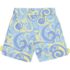 ADEE Swirl Shorts Pale Blue